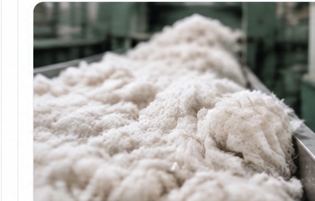 Recycled cotton processing